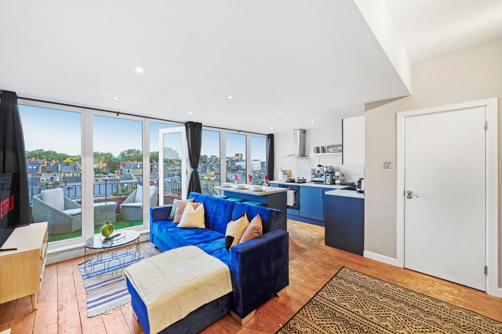 Beautiful Flat In Fulham - Great Views!- Sleeps 6 Appartamento Londra